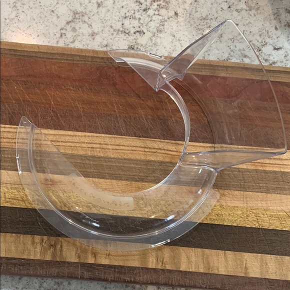 KitchenAid Stand Mixer Pouring Shield Splash Guard Attachment for 8.5" Work bowl - Picture 2 of 3